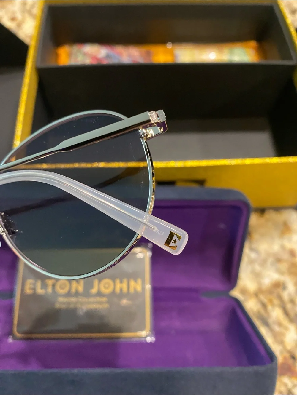 Elton John Round Sunglasses - Master Collection